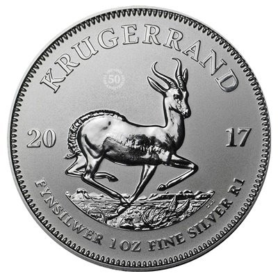 2017 1oz Silver KRUGERRAND - Premium Uncirculated - Click Image to Close